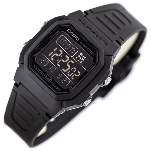 MEN S WATCH CASIO W-800H-1BVES CLASSIC + BOX 1
