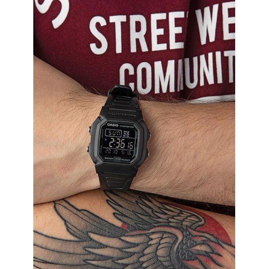 MEN S WATCH CASIO W-800H-1BVES CLASSIC + BOX 5