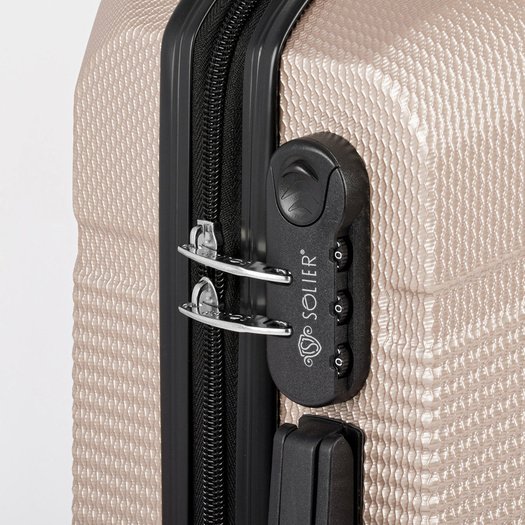 Lagaminas Solier XL 26 STL945 - Šampaninė
