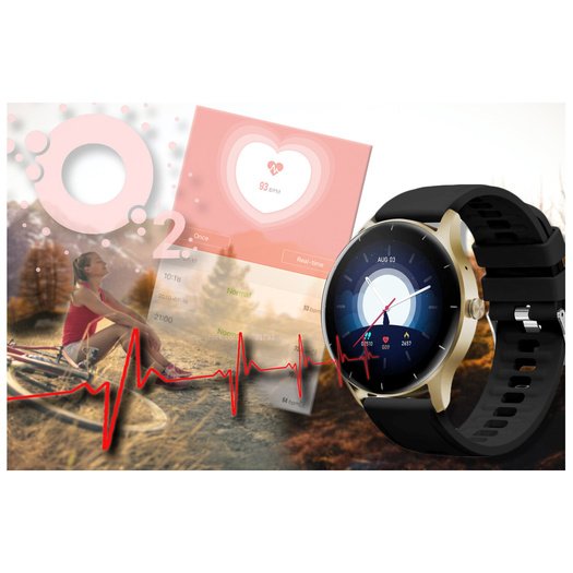 Išmanusis laikrodis unisex GRAVITY GT2-3 - BLUETOOTH,  (sg019c)