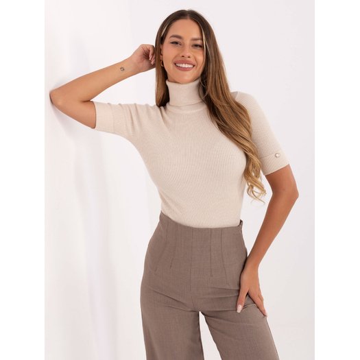 Sweter-PM-SW-CV6078.05-jasny beżowy 2