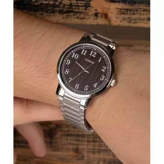 Laikrodis vyrams CASIO MTP-E145D-5B1 (zd196b)  + dėžutė