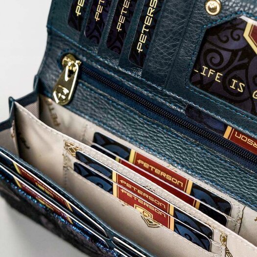 Piniginė moterims Piniginė moterims Peterson PTN 421028-ONBF 14