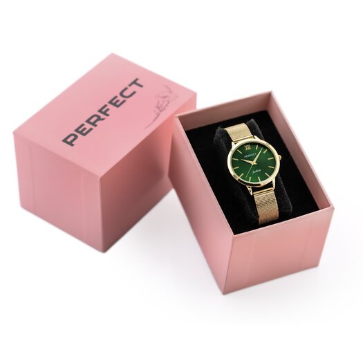 Laikrodis moterims PERFECT F202-09 (zp534b) + dėžutė