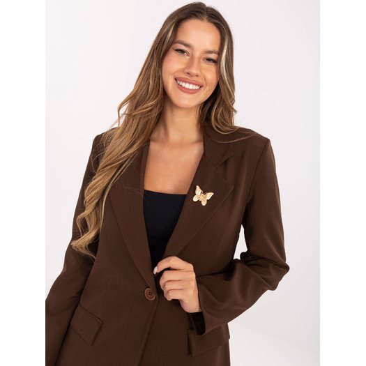 Marynarka-IT-MA-FL8315.85-brązowy 2