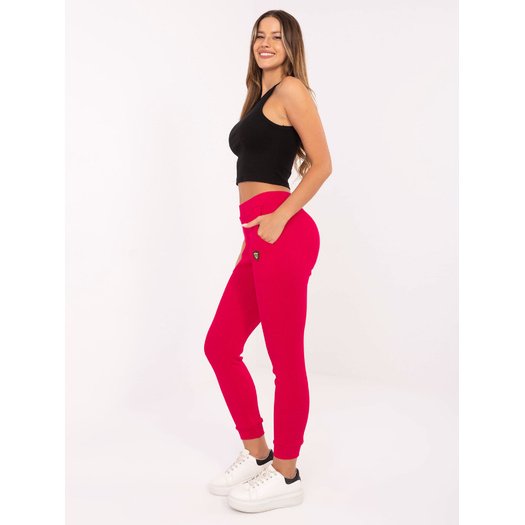 Spodnie dresowe-RV-DR-9602.50-czerwony