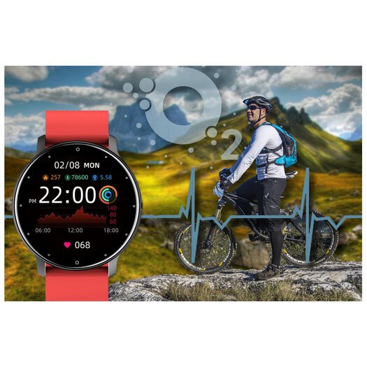 Viedā pulksteņa unisex gravitācija GT1-6 - pulsometrs (SG015F)