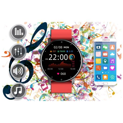 Viedā pulksteņa unisex gravitācija GT1-6 - pulsometrs (SG015F)