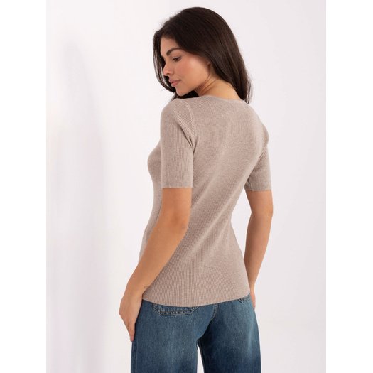 Sweter-PM-SW-B-627.63-ciemny bezowy 1