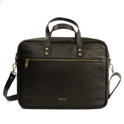 GENUINE LEATHER SHOULDER BAG SL05 NEWBRIDGE BROWN 5