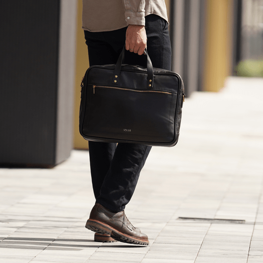 GENUINE LEATHER SHOULDER BAG SL05 NEWBRIDGE BROWN 6