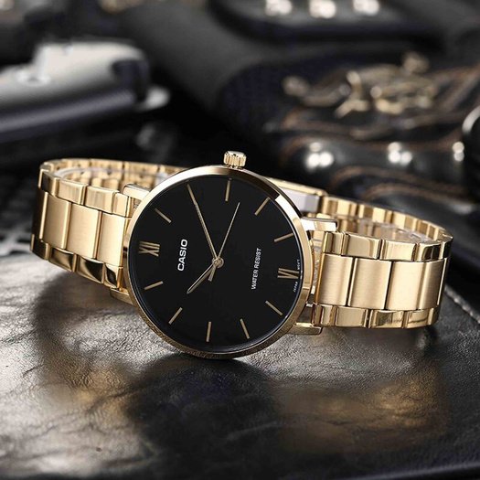 Laikrodis moterims CASIO LTP-VT01G-1B (zd613d) + BOX