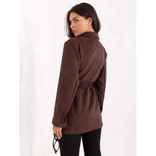 Płaszcz-MI-PL-A2681.88-ciemny brązowy