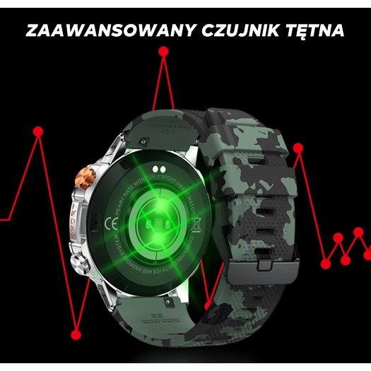 SMARTWATCH MĘSKI GRAVITY GT20-4 - AMOLED, DODATKOWY PASEK (sg024d)
