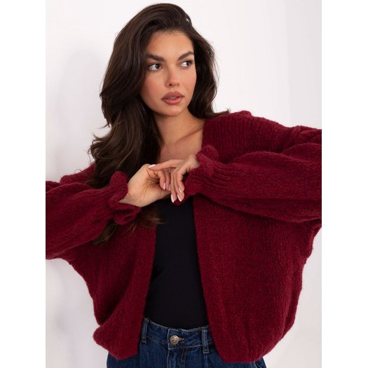 Sweter-MI-SW-0904.82-bordowy 3
