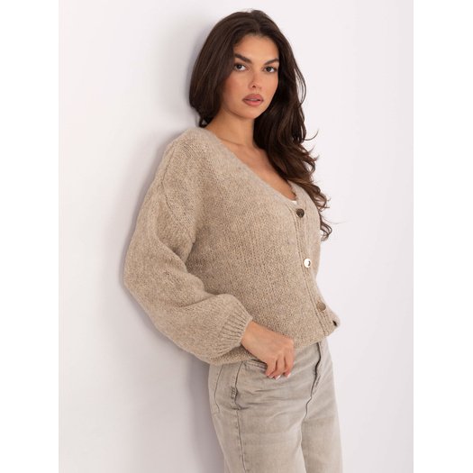 Sweter-MI-SW-0309.89-beżowy 2