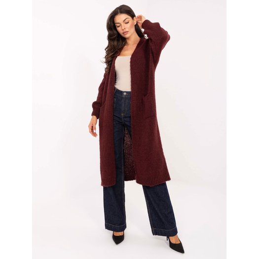 Sweter-MI-SW-WM6155.82-bordowy