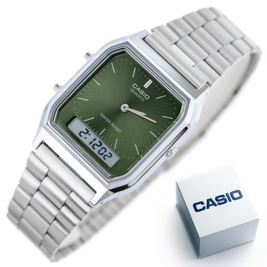 ZEGAREK UNISEX CASIO Vintage  AQ-230A-3AMQYDF + BOX 6