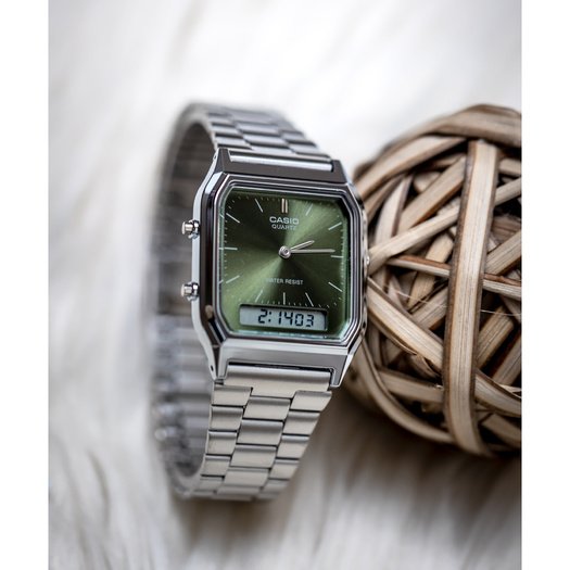 ZEGAREK UNISEX CASIO Vintage  AQ-230A-3AMQYDF + BOX 5