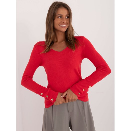 Sweter-AT-SW-2334.91-czerwony 4