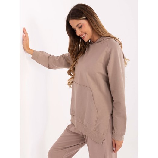 Bluza-RV-BL-A168.18-ciemny bezowy 1