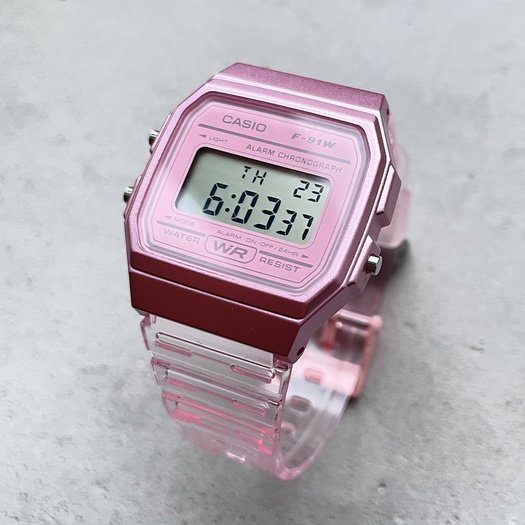 Laikrodis moterims Casio Retro Vintage F-91WS-4 (zd648a) + BOX