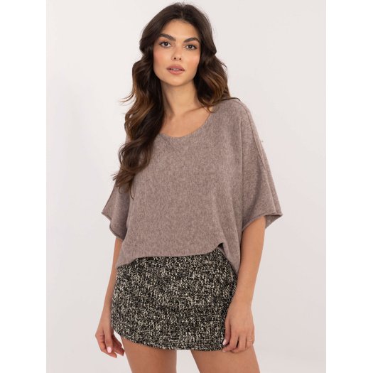 Sweter-IT-SW-0811.82P-ciemny bezowy 4