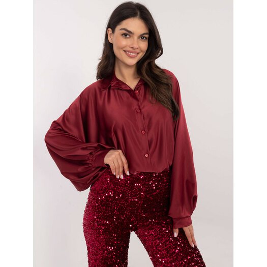 Koszula-DHJ-KS-15257.53P-bordowy