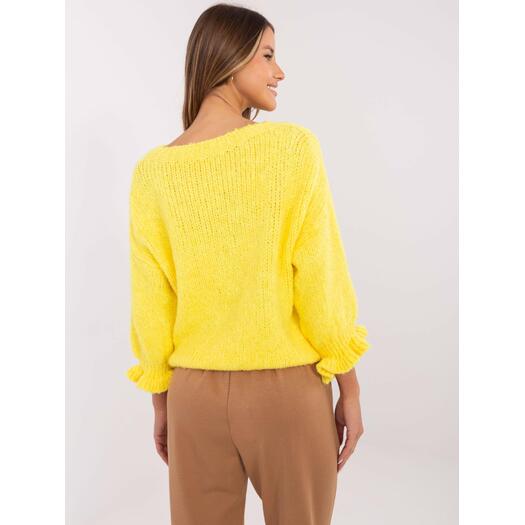 Sweter-MI-SW-2912.10X-żółty 2