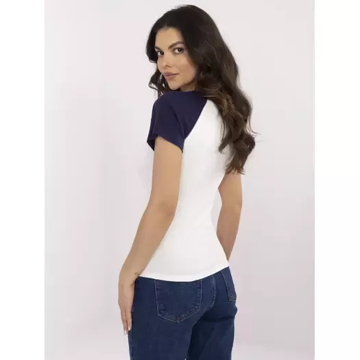 T-shirt-NM-TS-V7939.50-biało-granatowy