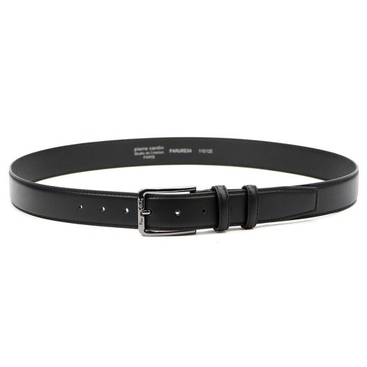 Men's belt Pierre Cardin PARURE04 BLACK GUN