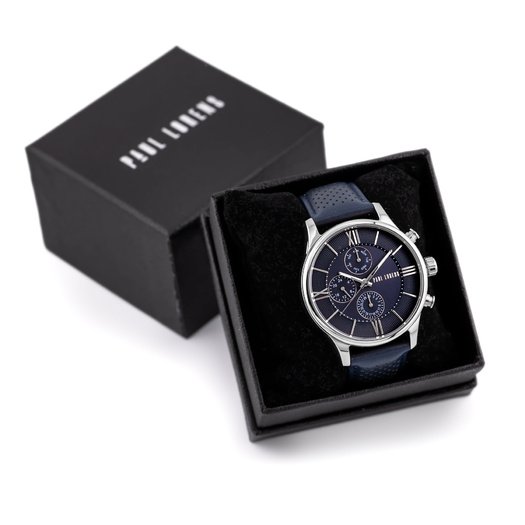 PAUL LORENS MALE WATCH - PL11652A6-6F1 (zg355c) + BOX 6