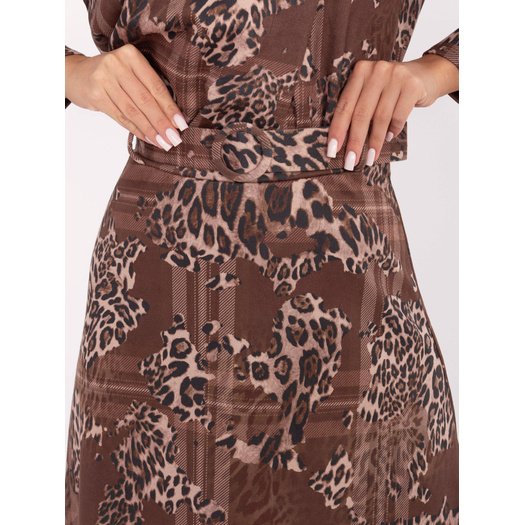 Spódnica-IT-SD-18951-5.07-ciemny bezowy