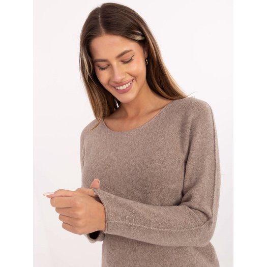 Sweter-IT-SW-0110.84-ciemny bezowy 1