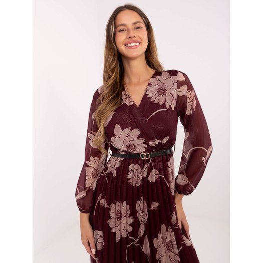 Sukienka-IT-SK-10536.18P-bordowy 1
