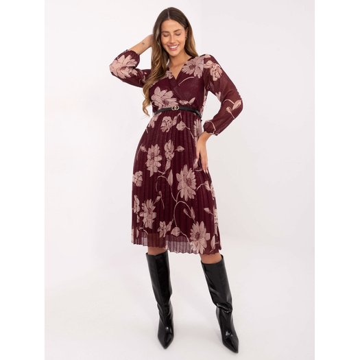 Sukienka-IT-SK-10536.18P-bordowy 2