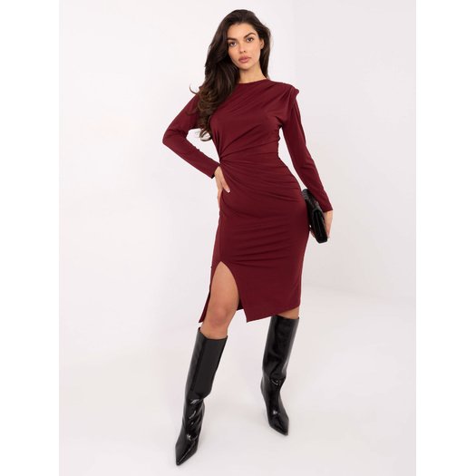 Sukienka-IT-SK-18206-1.35-bordowy 2