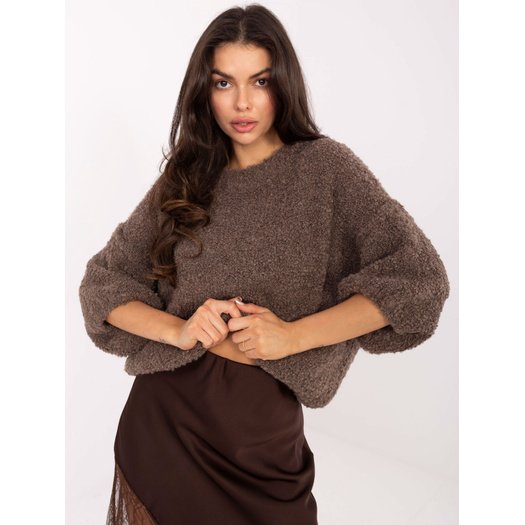 Sweter-IT-SW-72802.77-ciemny bezowy