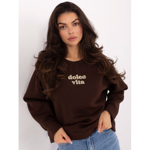 Bluza-MJ-BL-H2525.66-ciemny brązowy 1