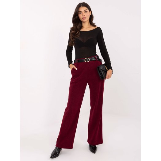 Spodnie-IT-SP-FL8252.18P-bordowy 2