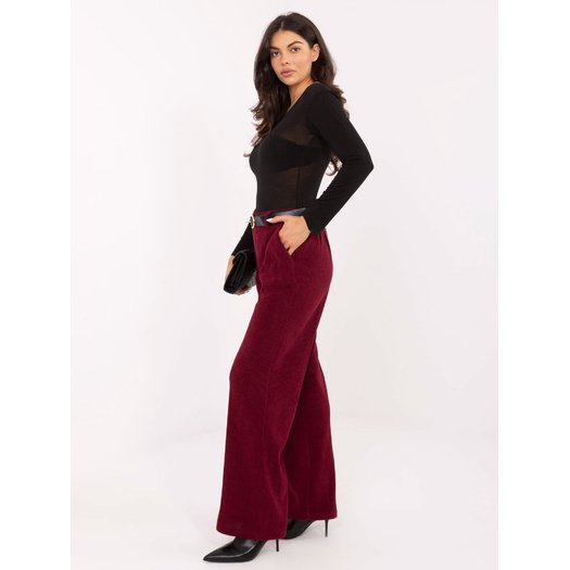 Spodnie-IT-SP-FL8252.18P-bordowy 1