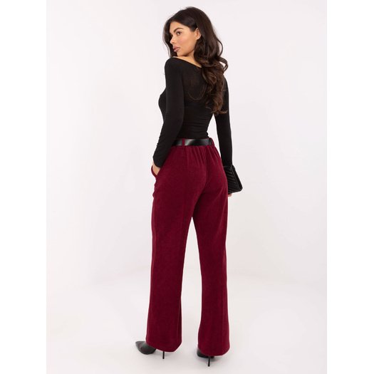 Spodnie-IT-SP-FL8252.18P-bordowy