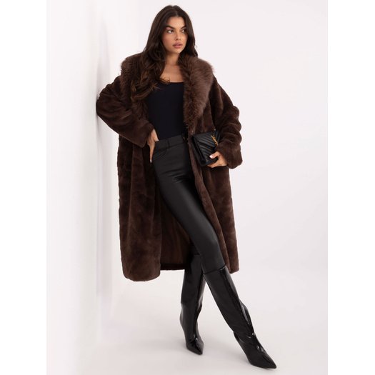 Płaszcz-IF-PL-G230121.98P-brązowy 1