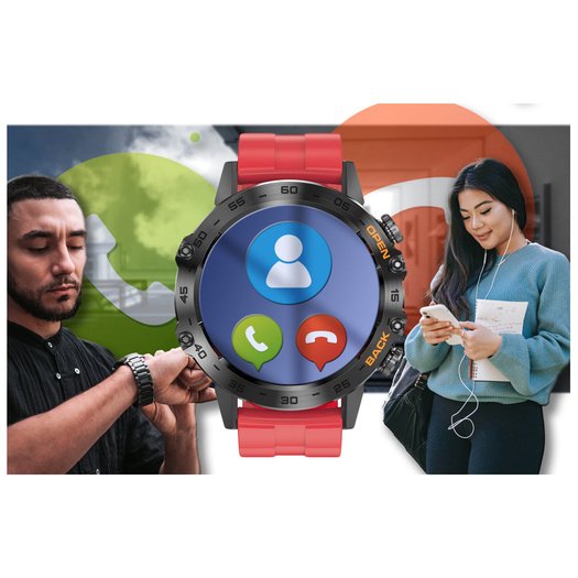 GRAVITY GT9-11 MEN S SMARTWATCH - CONNECTIONS, PRESSURE METER (sg021k)
