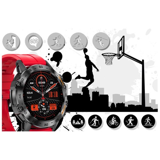 GRAVITY GT9-11 MEN S SMARTWATCH - CONNECTIONS, PRESSURE METER (sg021k)