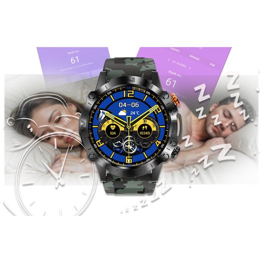 GRAVITY GT20-6 MEN S SMARTWATCH - AMOLED, ADDITIONAL BELT (sg024f)