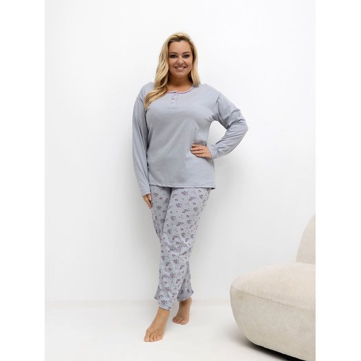 Piżama-DU-PI-FP-501.22-szary 1