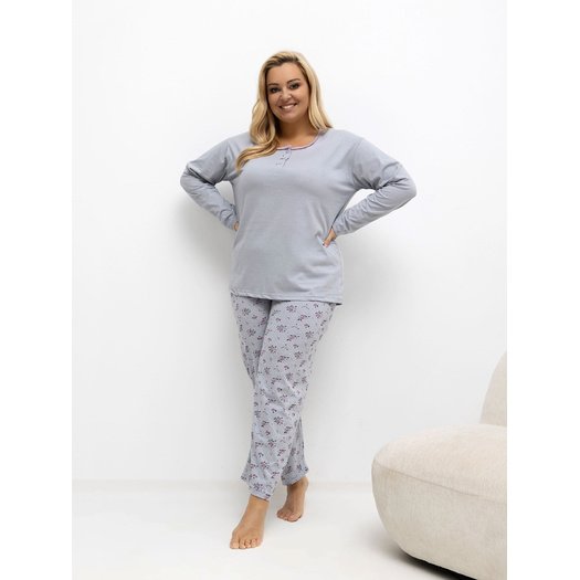 Piżama-DU-PI-FP-501.22-szary 3