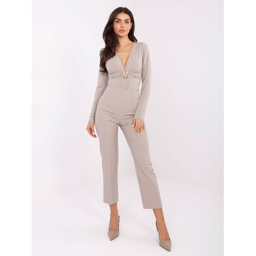 Spodnie-IT-SP-FL9069.00-jasny beżowy 2