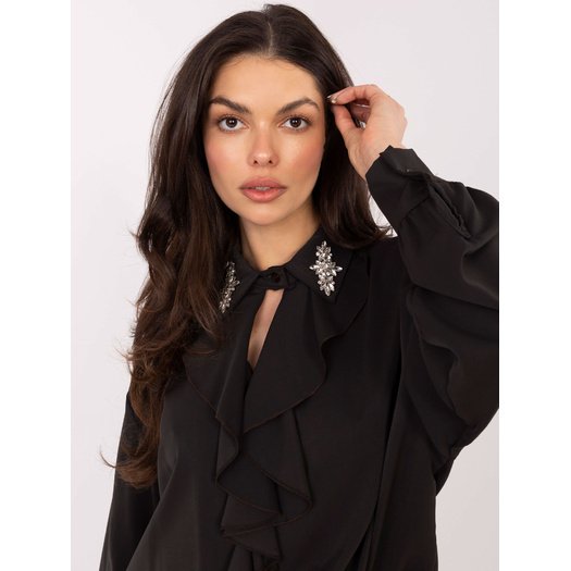 Bluzka-IT-BZ-28995.25-ciemny brązowy